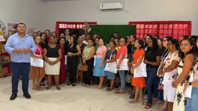 Secretaria Municipal de Educação de Recursolândia realiza formação do Programa Alfabetiza Mais Tocantins